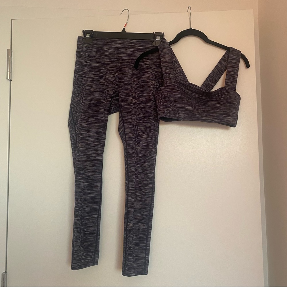 Outdoor voices flow 7/8 legging and sports bra